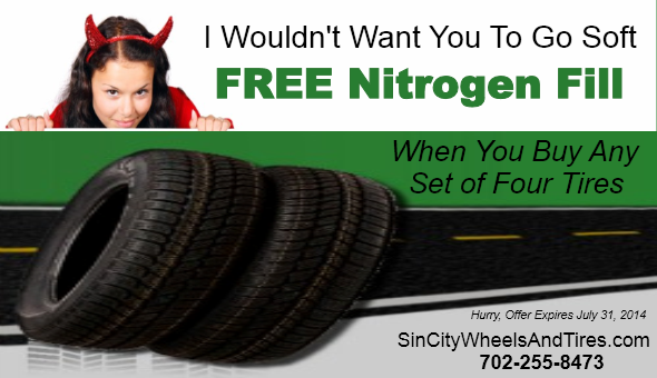  Get Free Nitrogen when you buy any 4 tires